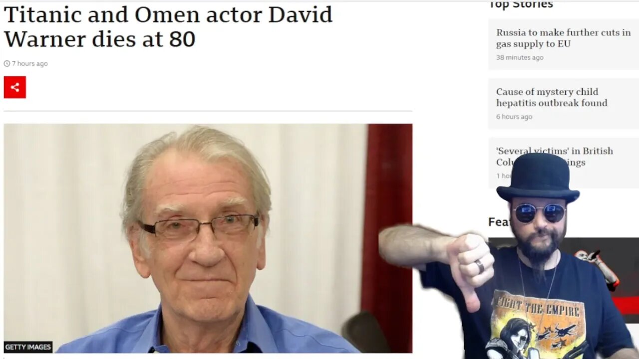 Star Trek Doctor Who Actor David Warner Passes Away at 80 From Cancer Related Issues