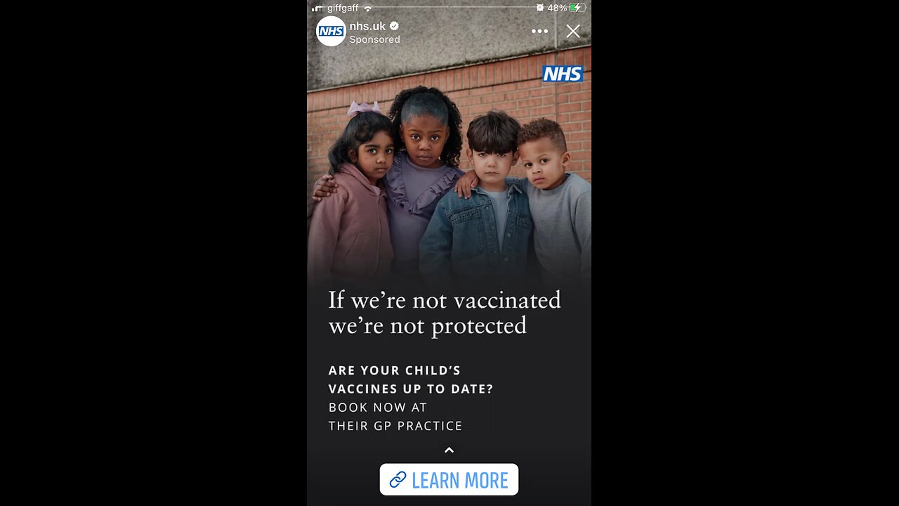 NHS still paying for facebook vaccines adverts: look at those children