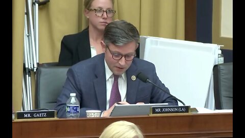 Congressman Johnson offers an amendment during a House Judiciary Committee markup