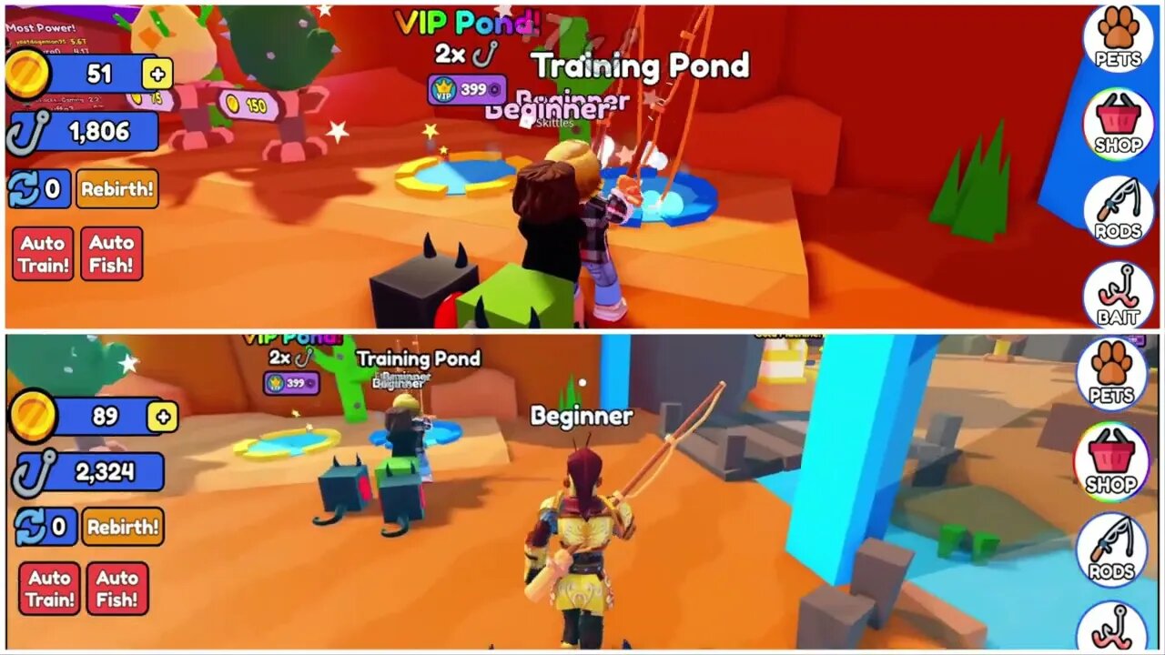 The Roblox fishing experts on fishing frenzy