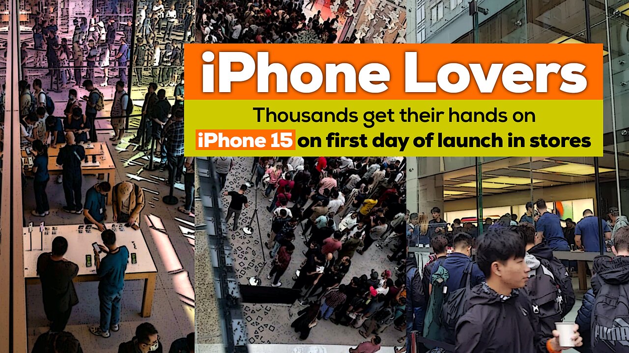 Thousands get their hands on iPhone 15