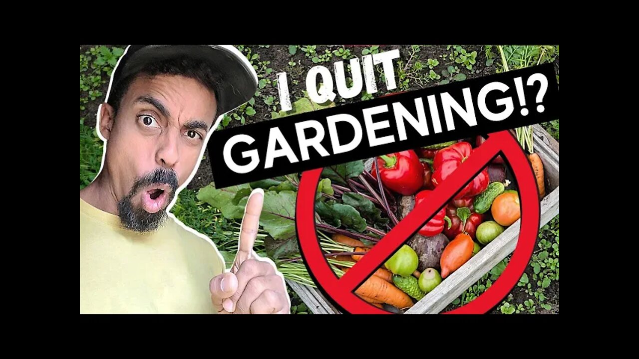 I QUIT ! NO More GARDENING | It's Time for a Land Sabbath on my Homestead