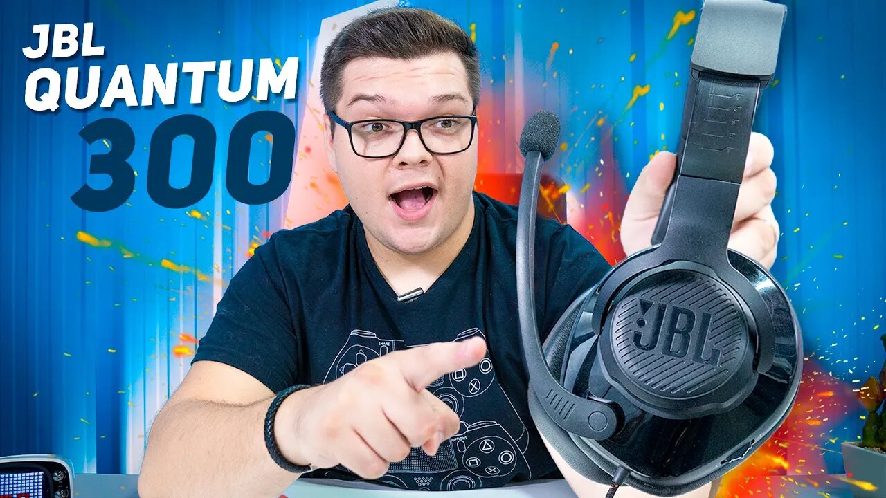 HEADSET JBL QUANTUM 300 | 7.1 E MUITO MAIS!! MAS VALE O PREÇO? ANÁLISE