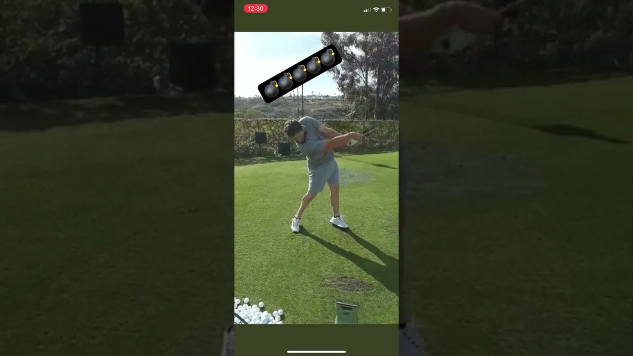 Jon Rahm blasts a tee shot in slo mo! #jonrahm #golf #tomgillisgolf