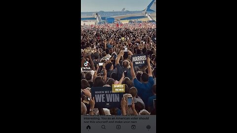 Shred News Deep Dives into Kamala Harris Fake Crowd Photo Controversy