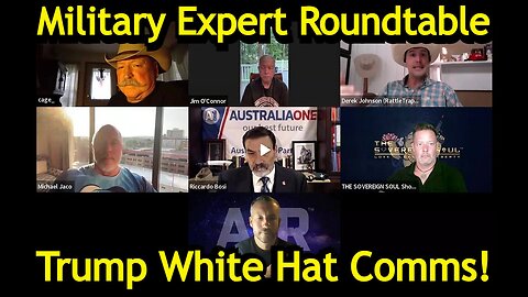 Michael Jaco & Derek Johnson & Military Expert Roundtable on Trump White Hat Comms!