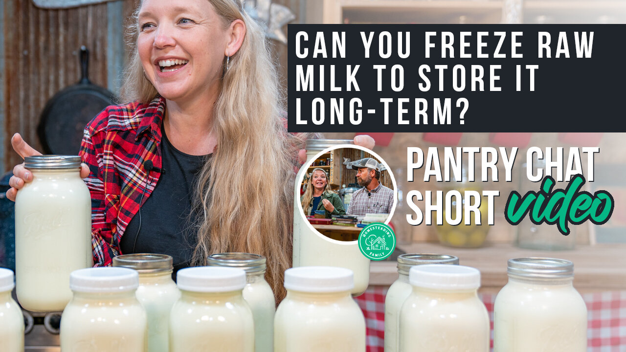 Can You Freeze Raw Milk? | Pantry Chat Podcast SHORT