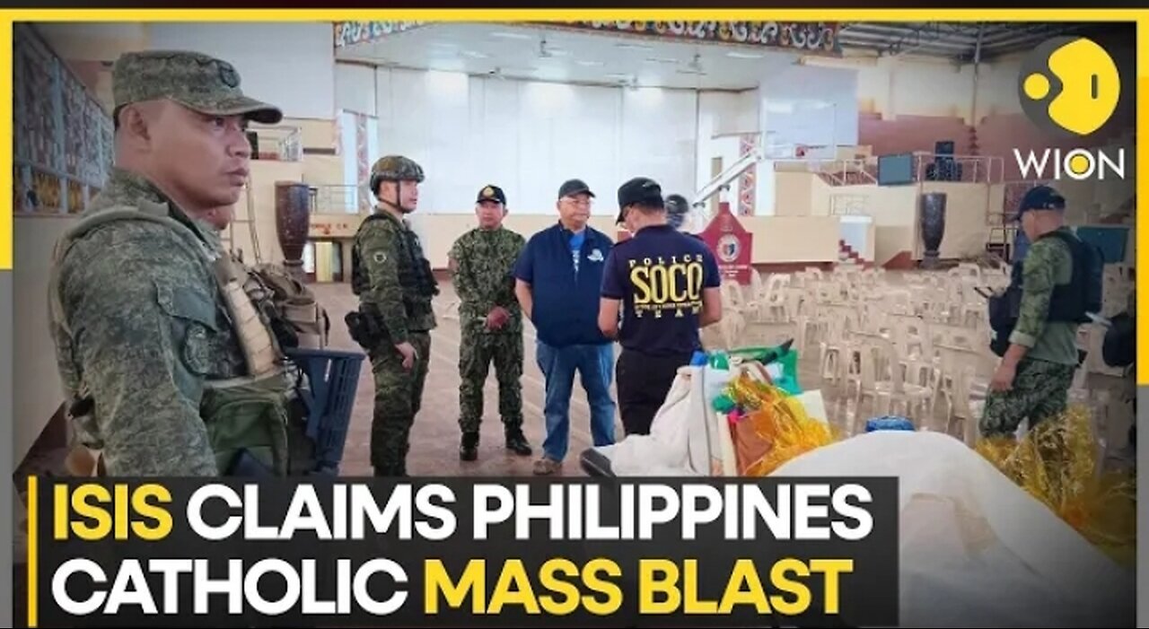 Islamic state militants 'ISIS' claim Philippines Catholic mass blast | WION