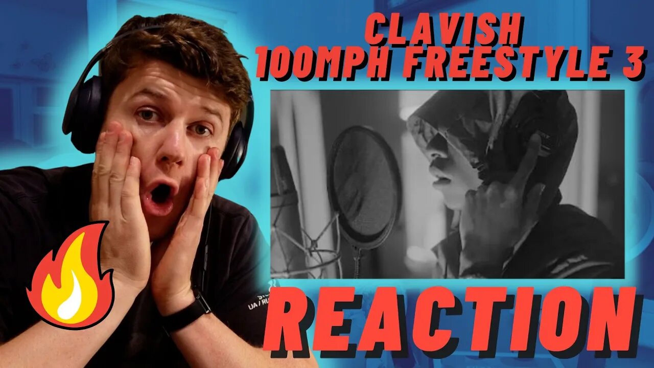 Clavish - 100MPH Freestyle 3 - IRISH REACTION!!