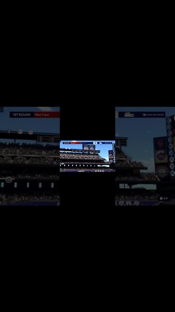 MLB The Show 22 Mike Trout Homerun Derby #shorts