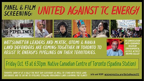 United Against TC Energy: Panel and Film Screening