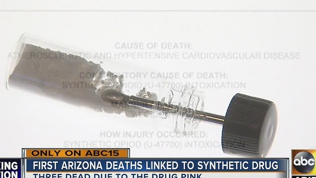 DEA: Three Arizona deaths linked to synthetic drug Pink