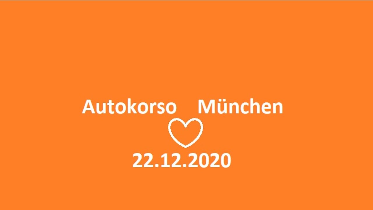 Autokorso München 22.12.2020