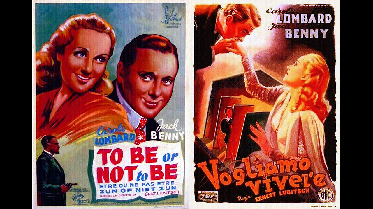 #1942 “#VOGLIAMO VIVERE” con Jack BENNY, Carole LOMBARD e Robert STACK = #Regia di Ernst LUBITSCH = # OGGI, COME ALLORA, “LA MANCANZA DI COSCIENZA LIMITA L'IMMAGINAZIONE...”😇💖🙏 ( Da #Colombo: “Riscatto per un uomo morto” )