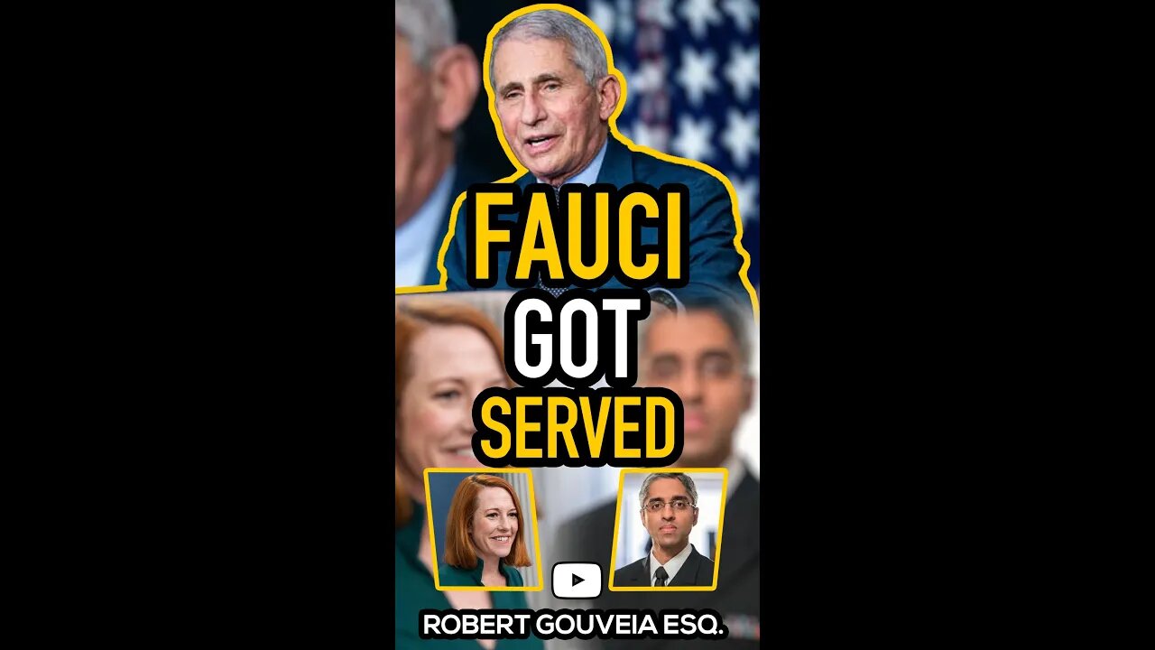 Fauci Got Served #shorts