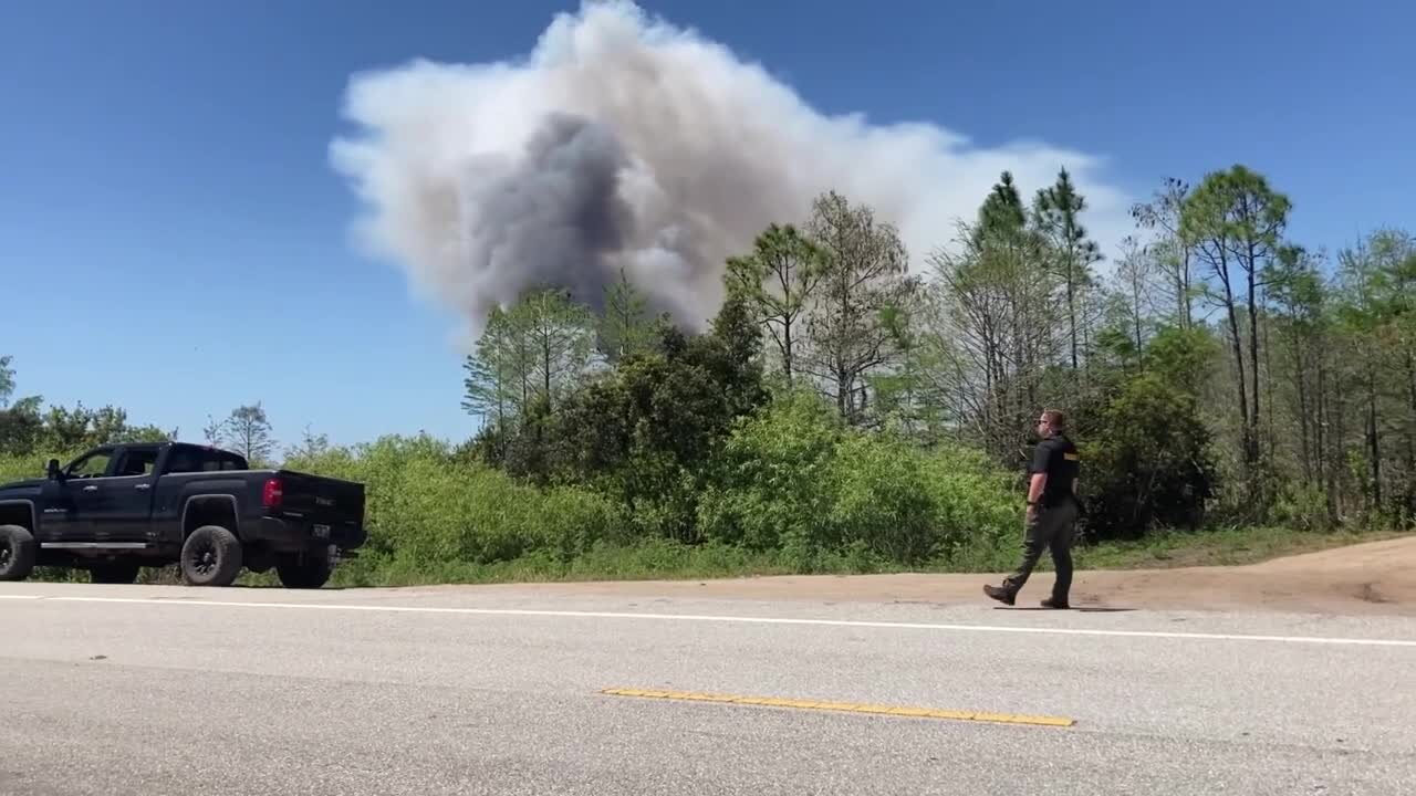 RVs, campers evacuated as large brush fire spreads in Martin County