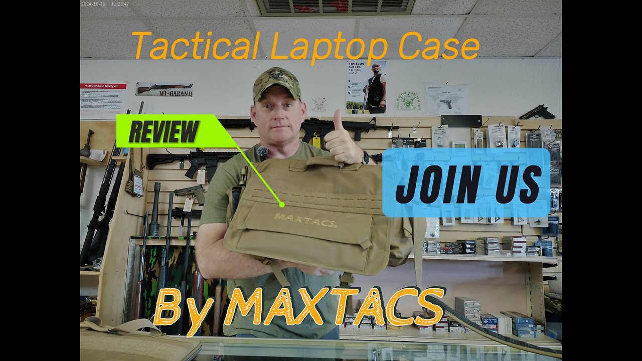 Tactical Laptop Bag @maxtacs