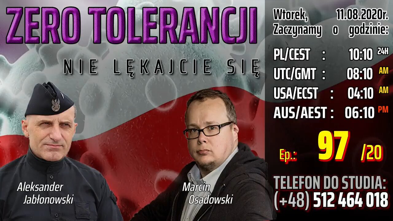 ZERO TOLERANCJI - Olszański, Osadowski NPTV (11.08.2020)