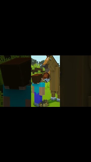 MINECRAFT: STEVE, ALGO BIZARRO ACONTECEU... #shorts
