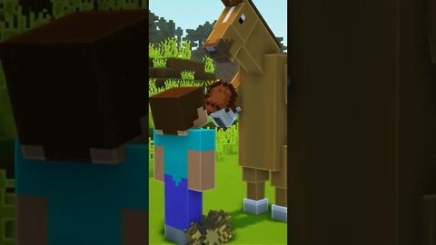 MINECRAFT: STEVE, ALGO BIZARRO ACONTECEU... #shorts