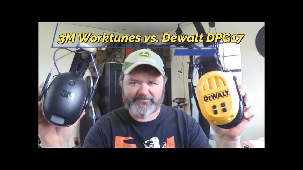 3M Worktunes vs. Dewalt DPG17 Bluetooth Audio Hearing Protection