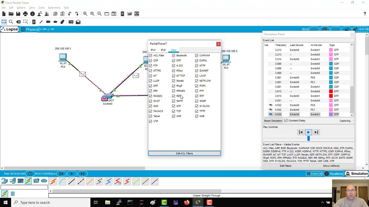 Packet Tracer Simulation Tips