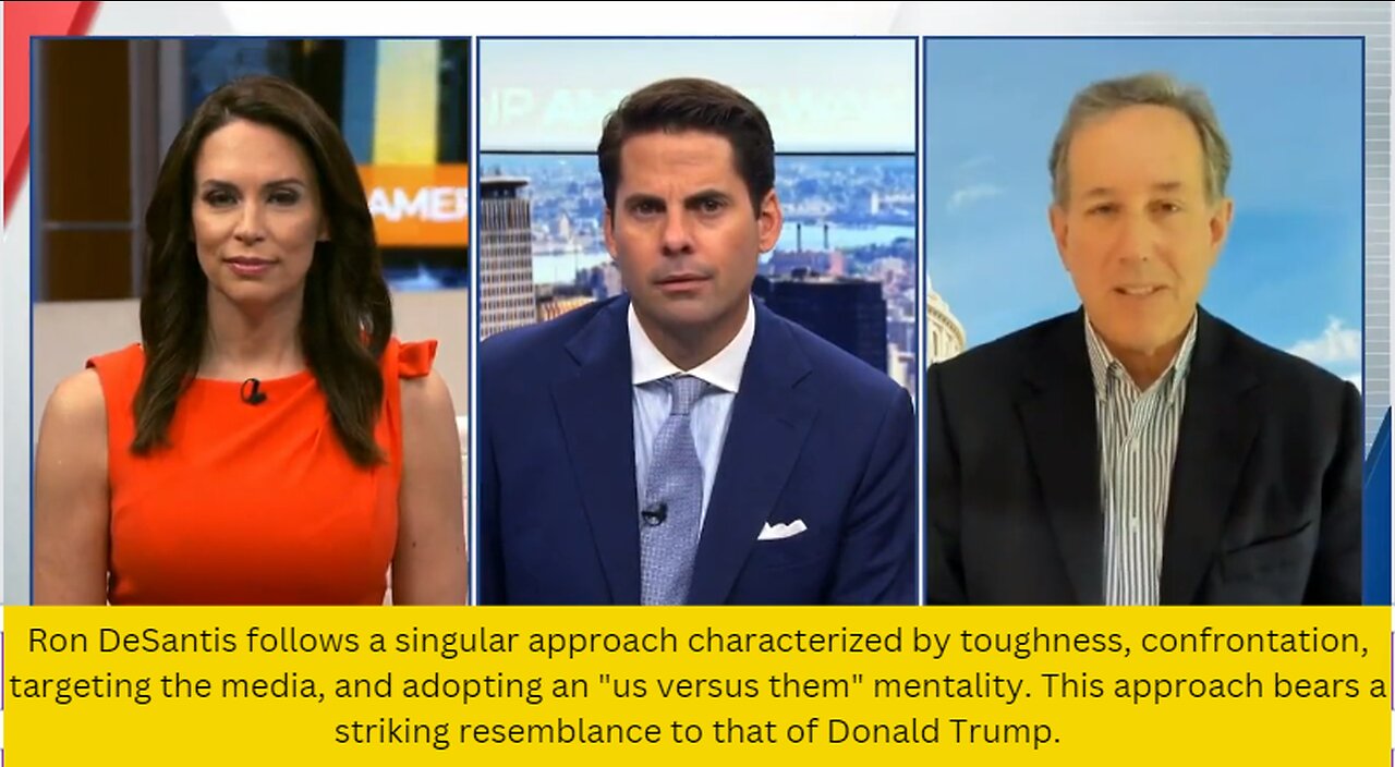 Ron DeSantis follows a singular approach characterized by toughness, confrontation