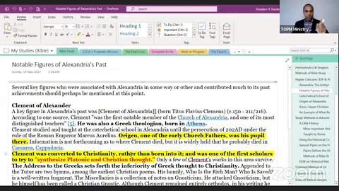 TOPM Ministry's Bible Class