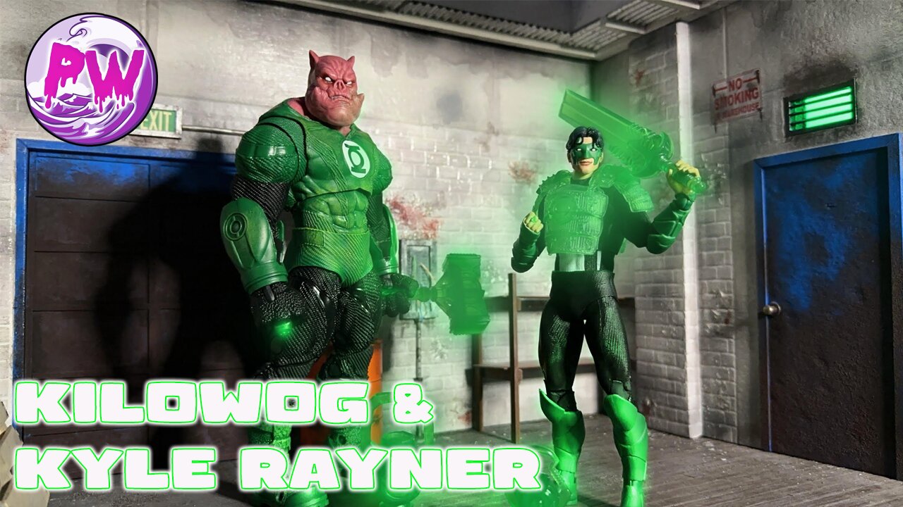 Kilowog And Kyle Rayner Two Pack By McfarlaneToys Figure Review!