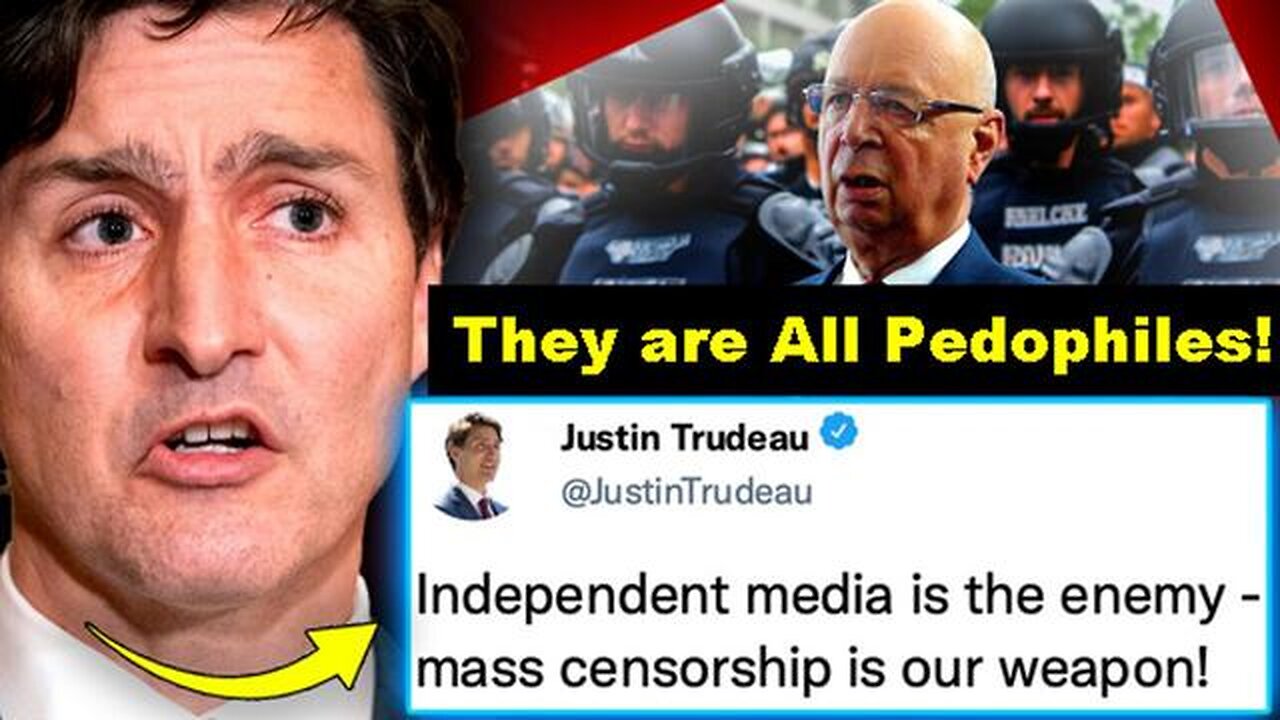 PEDOPHILE TRUDEAU PANICS AS ARREST WARRANTS ISSUED AGAINST WEF YOUNG GLOBAL LEADERS!