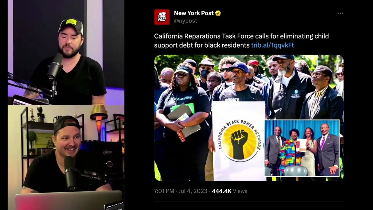Reparations Task Force calls to remove parental responsibilities from black people (CLIP)
