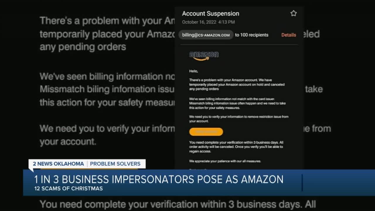 12 Scams of Christmas: Amazon impersonators