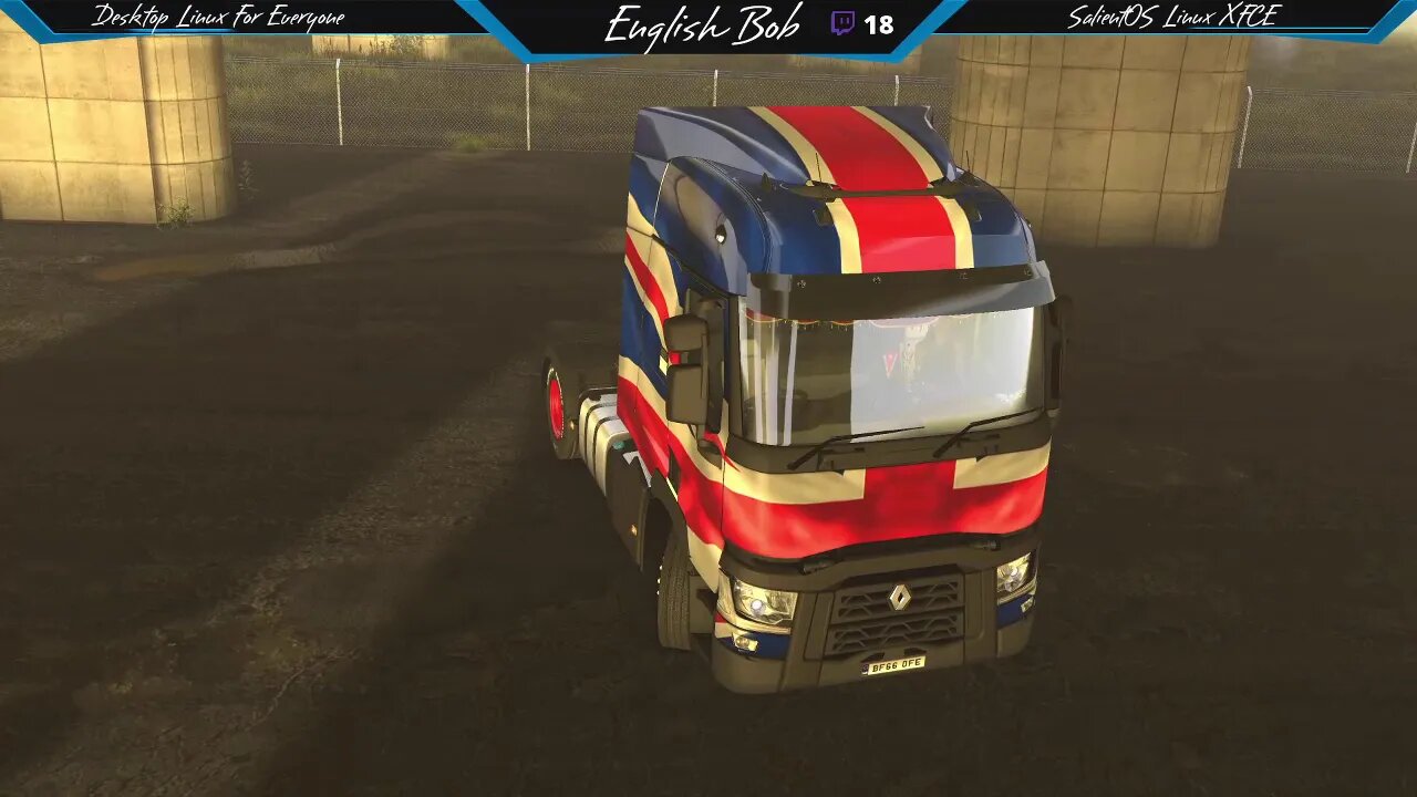 Euro Truck Simulator 2 LIVE on Linux #2 SCS Maps Only