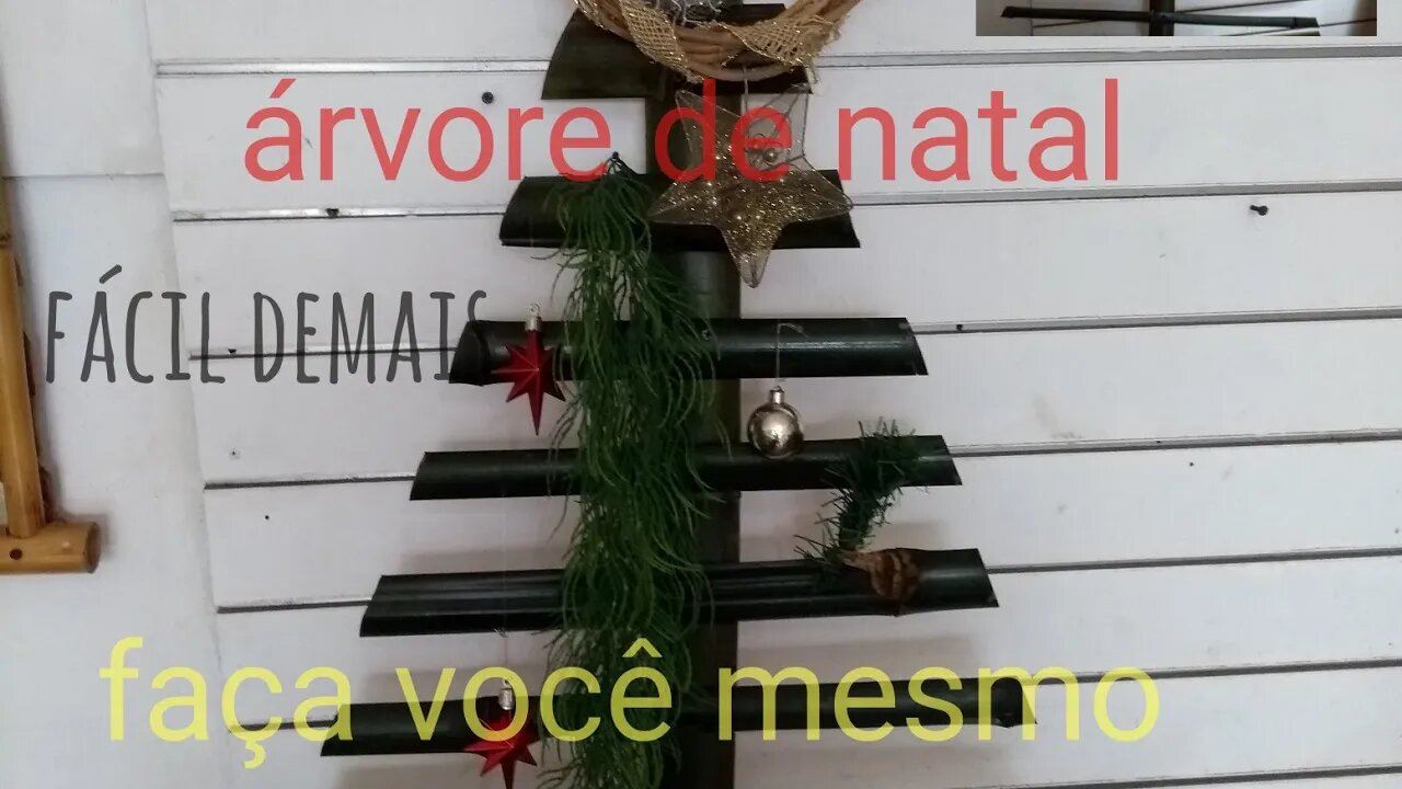 como fazer uma árvore de natal de bambu @bambu total