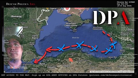 UKRAINE IMPLEMENT NO SAIL ZONE; Russia Kupyansk offensive rage on; Russian Bakhmut counteroffensive