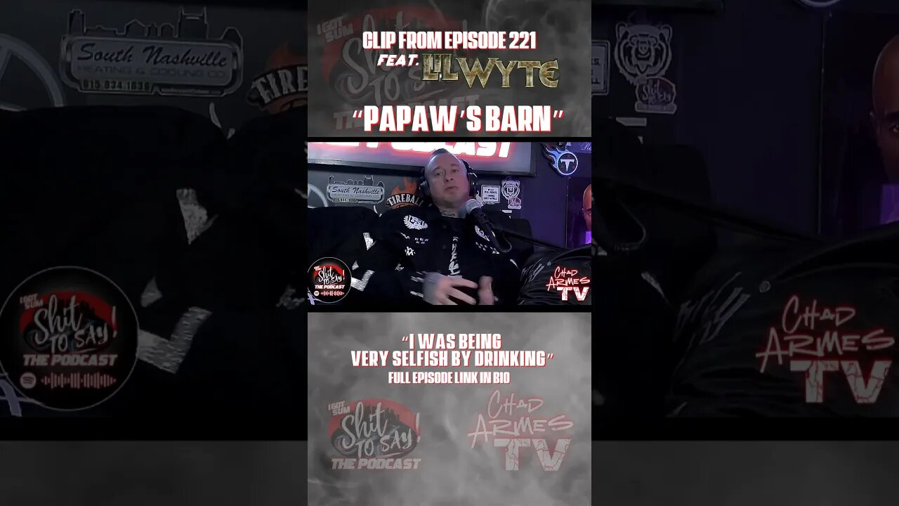 “I Was Being Selfish By Drinking” #lilwyte #chadarmestv #igssts