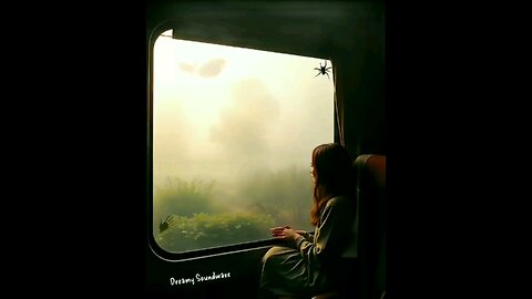 "Tranquil Train Journey: Lofi Beats & Dreamy Scenery 🌧️"