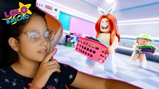 HORA DE LAVAR A ROUPA SUJA NO LAUNDRY SIMULATOR DO ROBLOX! LOLO BAILÃO