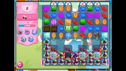 Candy Crush Level 5912 Talkthrough, 35 Moves 0 Boosters