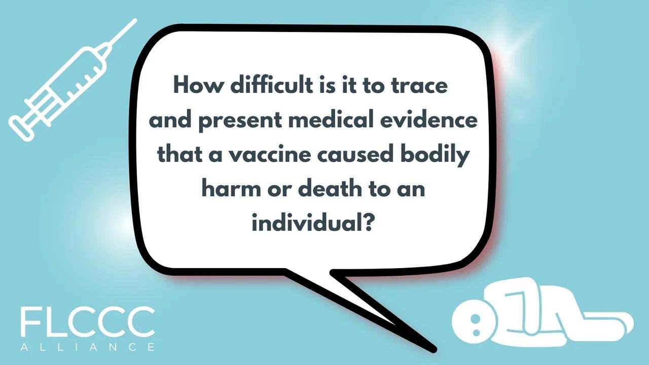 How difficult is it to trace and present medical evidence that a vaccine caused bodily harm or death to an individual?