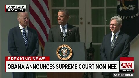 Remember What Obama Said About Merrick Garland?