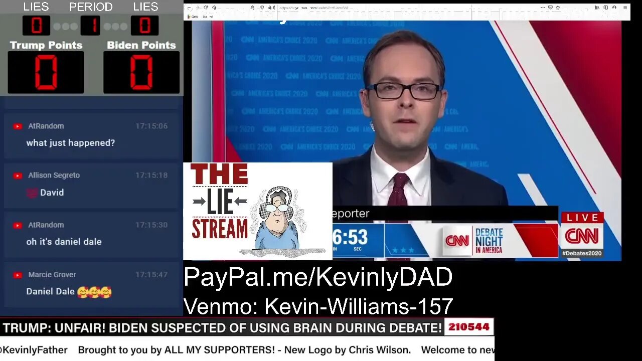 Trump Talks Tests and Testes. On the #LieStream. Come chat.