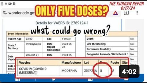 VAERS: 33YR OLD SOON-TO-NOT-BE MOM STILL DOESN'T GET IT...