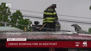Fire crews battle smoke, fire at Westport's Buzzard Beach