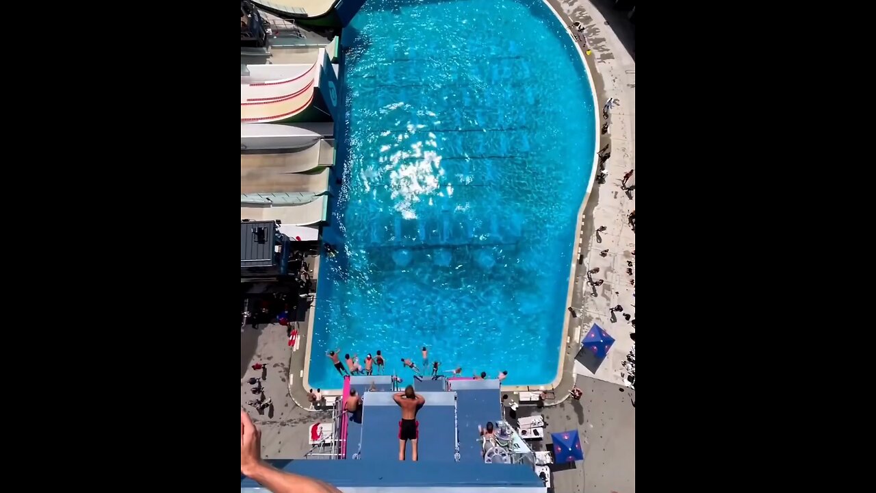 water slide and pool #swimmingpool #viral #rumble