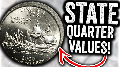 2000 STATE QUARTERS WORTH MONEY!! RARE MODERN COINS TO LOOK FOR IN POCKET CHANGE