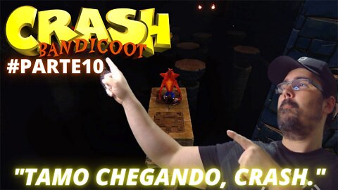 JOGANDO ATÉ ZERAR - CRASH BANDICOOT - PLAYSTATION 1 - #parte10 / Estamos chegando