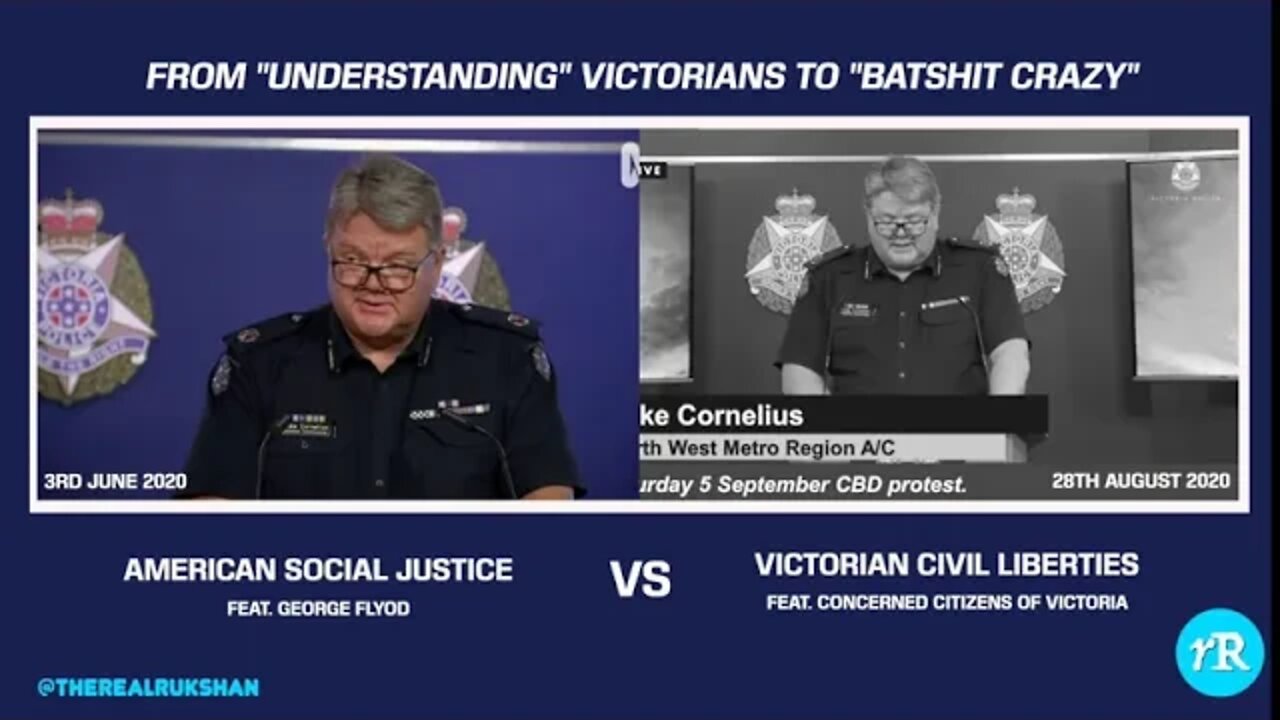 Victoria Police says Victorians are Batshit Crazy for protesting against Daniel Andrews