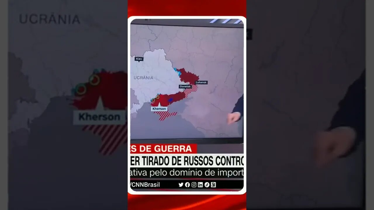 O exército ucraniano diz fazer exército russo recuar na cidade de Kherson. @SHORTS CNN
