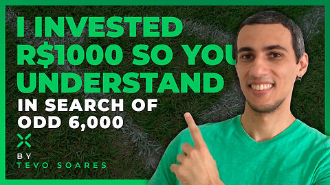 EP. 107 🚩 I invested BRL1,000.00 seeking ODD 6,000 for YOU to understand THE SECRET behind TRIXIE! 🧠